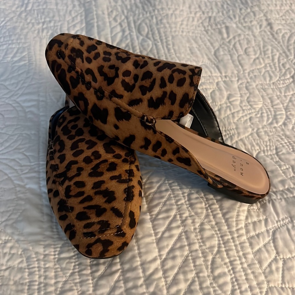 Animal Print Mules Size 6.5